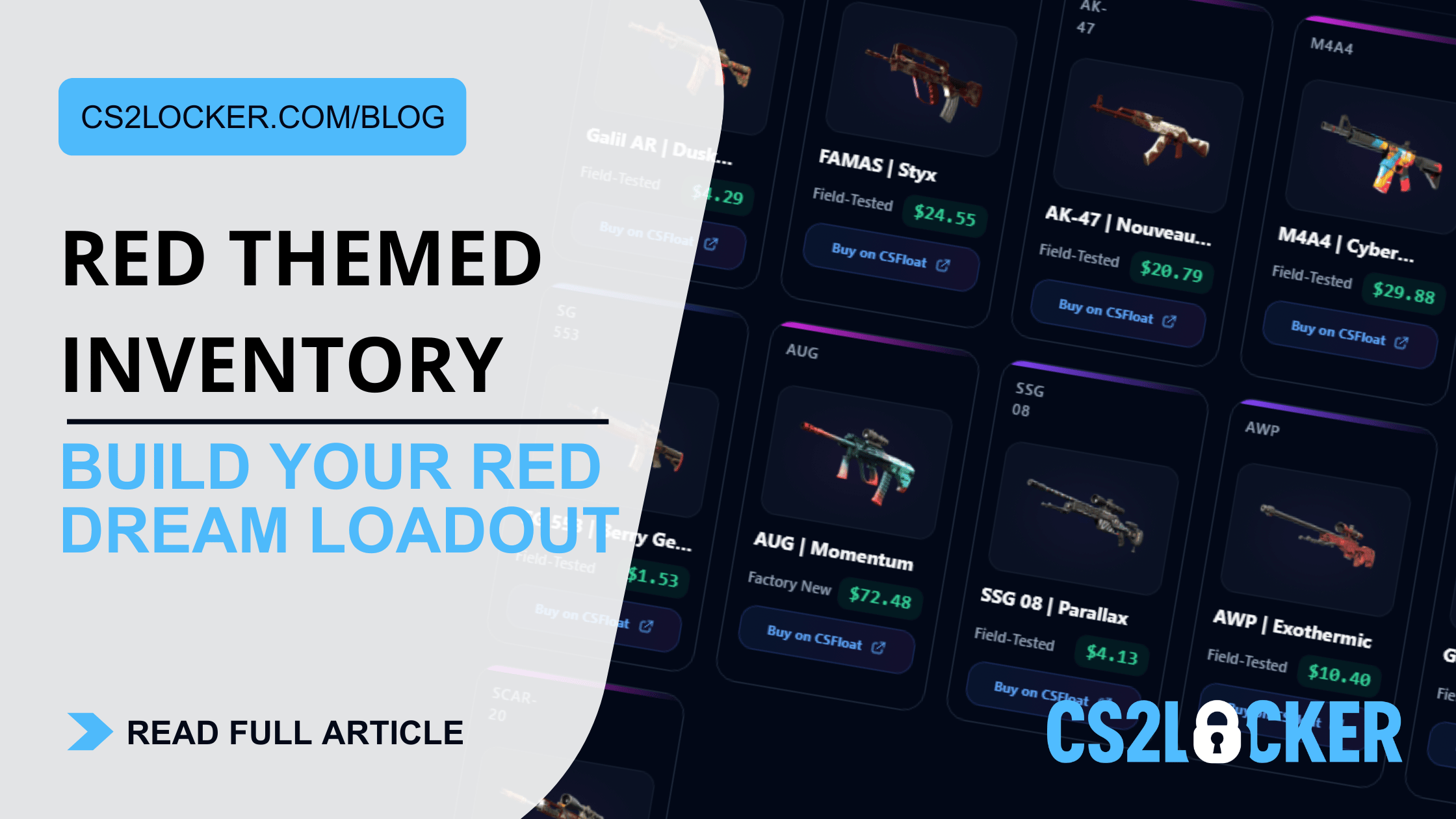 Build the Ultimate Red Themed CS2 Inventory