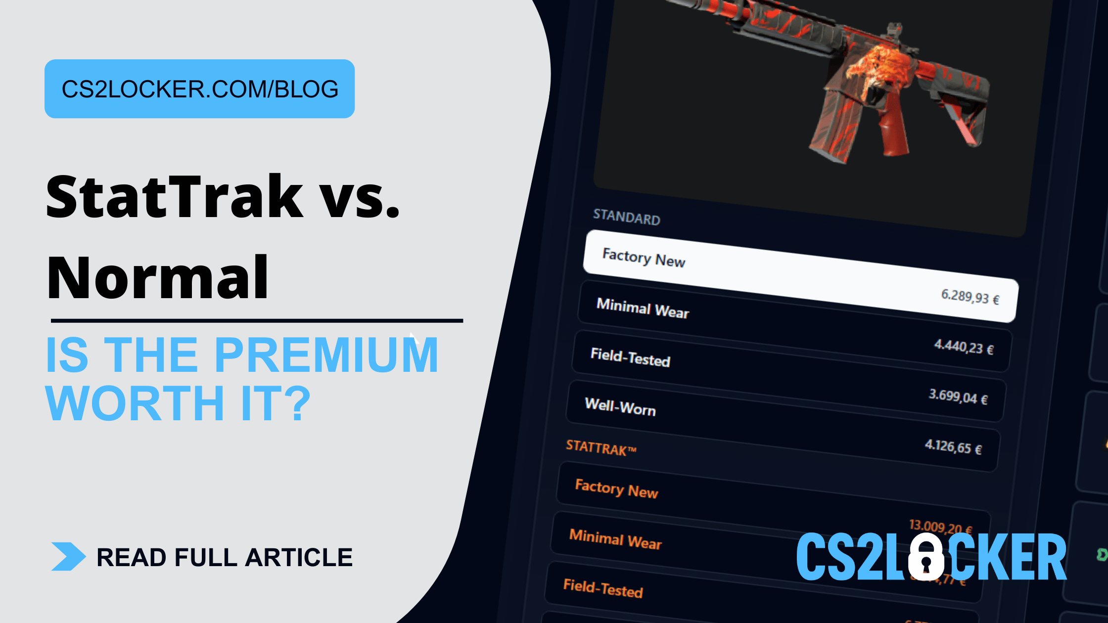 StatTrak™ vs Normal Skins: Is the Premium Worth It?