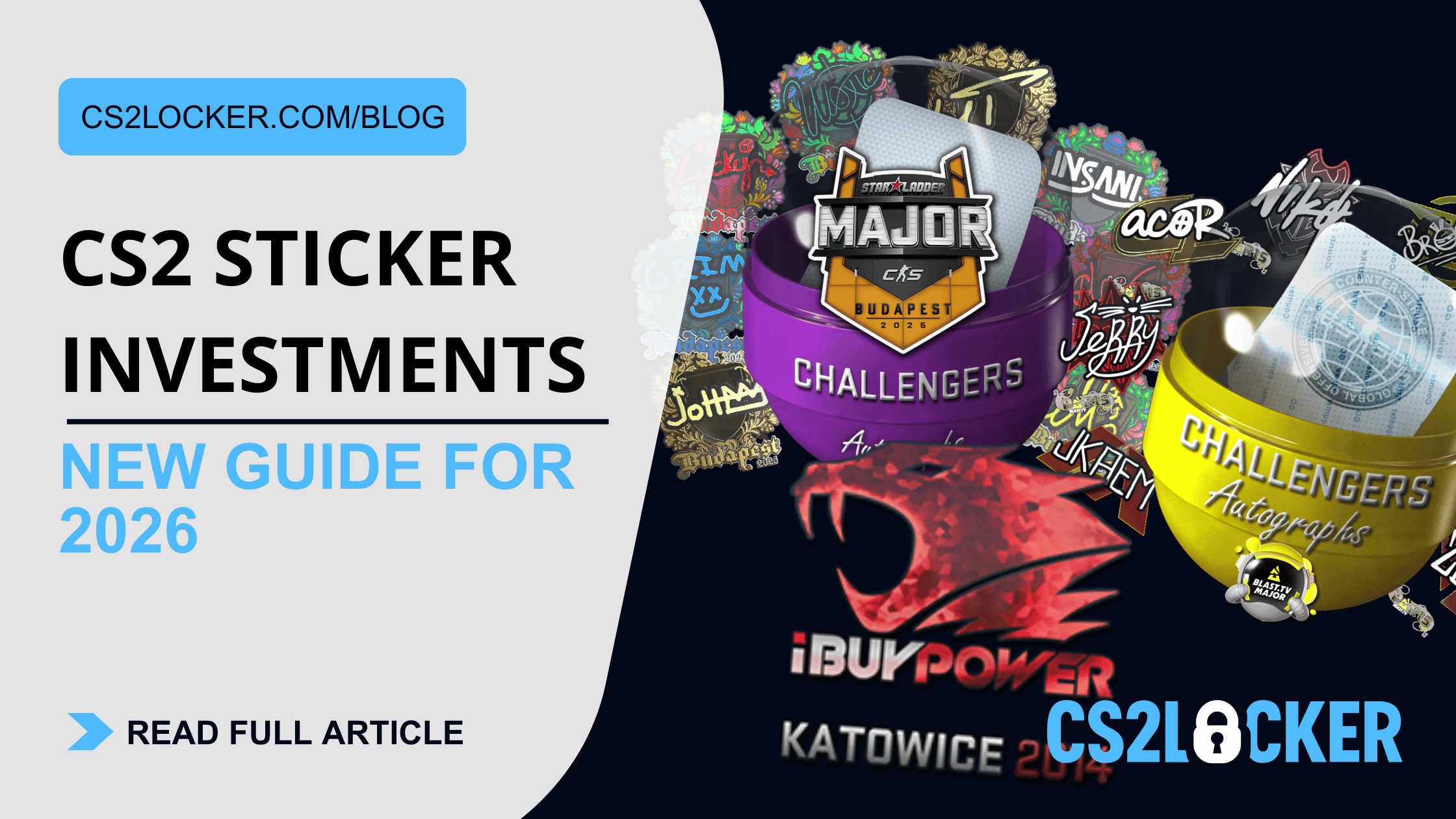CS2 Sticker Investment Guide 2026: Majors, Capsules & Strategy