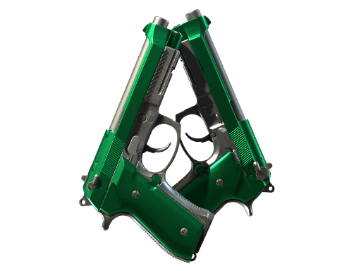 Dual Berettas | Emerald - Factory New   CS2 Skin
