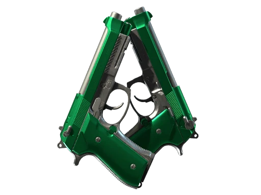Dual Berettas | Emerald - Factory New   CS2 Skin