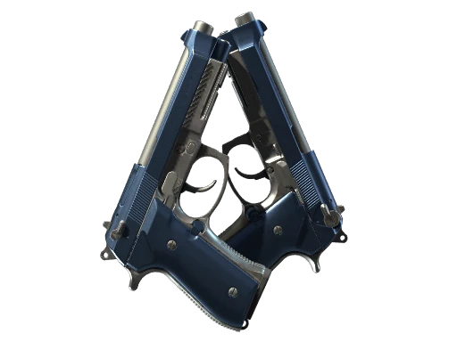 Dual Berettas | Anodized Navy - Factory New CS2 Skin