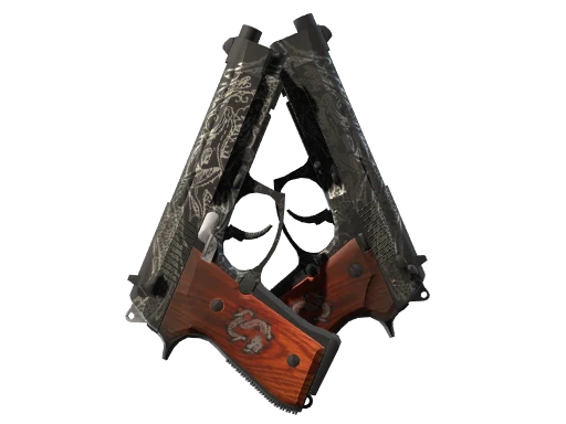 Dual Berettas | Dualing Dragons - Factory New CS2 Skin