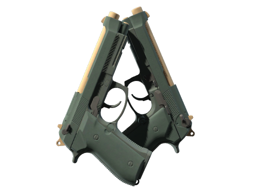 Dual Berettas | Contractor - Factory New   CS2 Skin