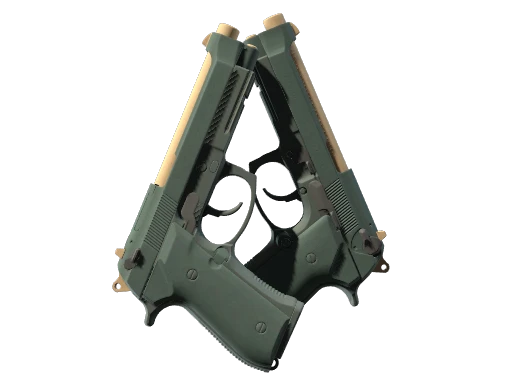 Dual Berettas | Contractor - Factory New   CS2 Skin