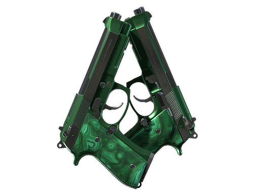 Dual Berettas | Polished Malachite