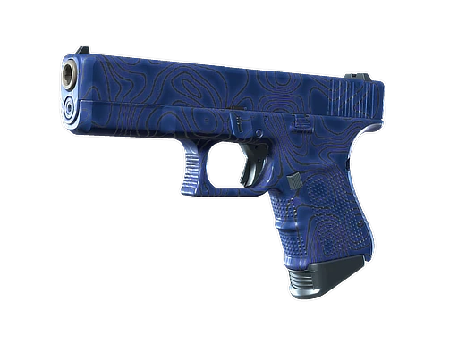 Glock-18 | Ocean Topo - Factory New   CS2 Skin