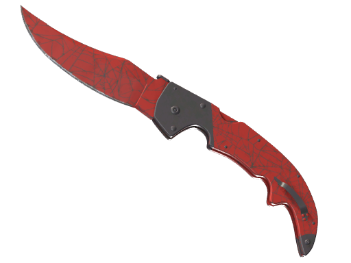 ★ Falchion Knife | Crimson Web - Factory New   CS2 Skin