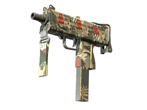 MAC-10 | Monkeyflage - Factory New   CS2 Skin