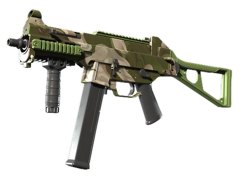 UMP-45 | Green Swirl - Factory New   CS2 Skin
